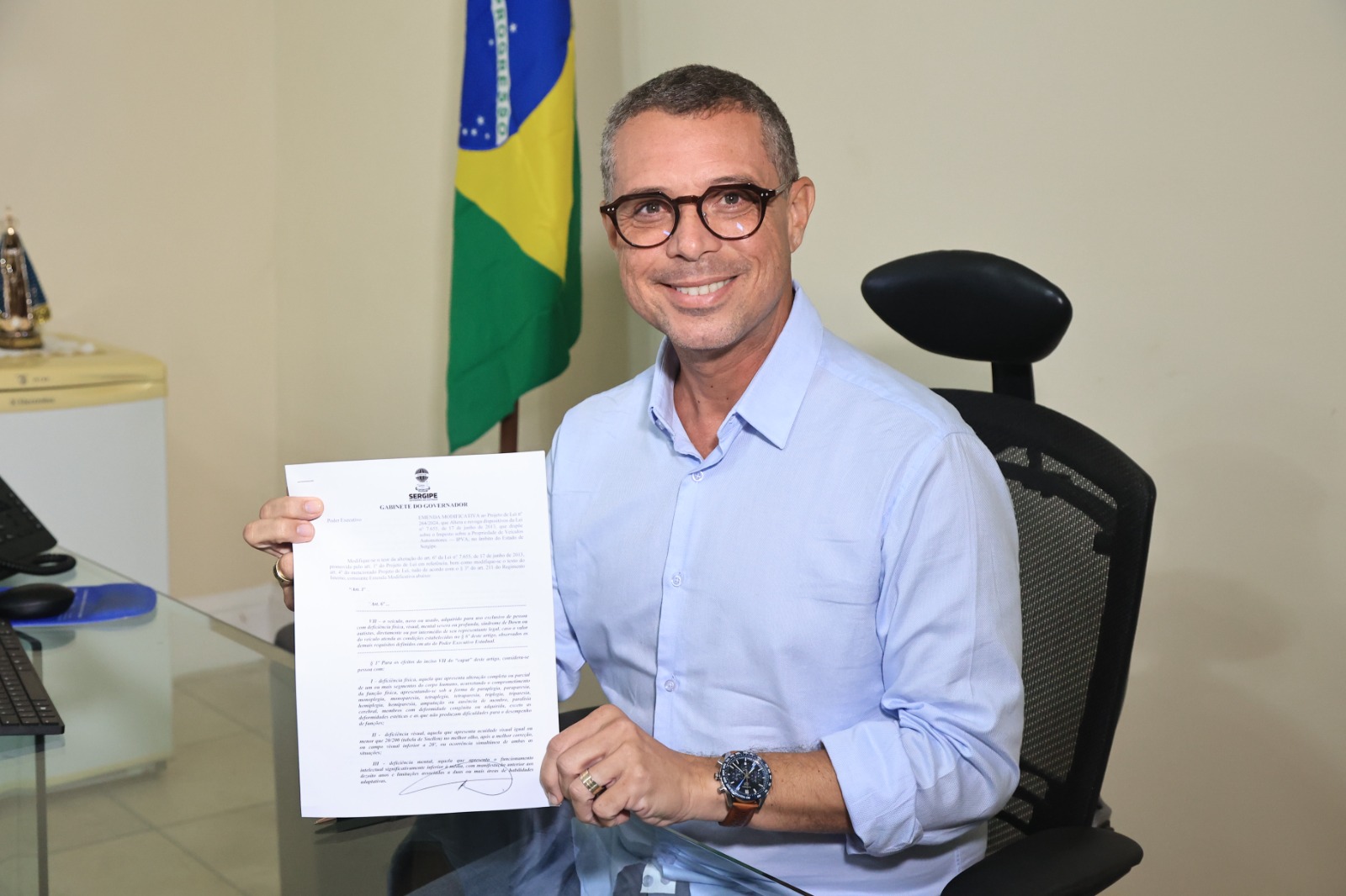 Governador assina projeto de lei para ampliar benefício de isenção de